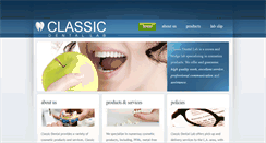 Desktop Screenshot of classicdentallab.net